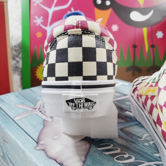 Vans Old Skool Glitter Check - Picture 8 of 15